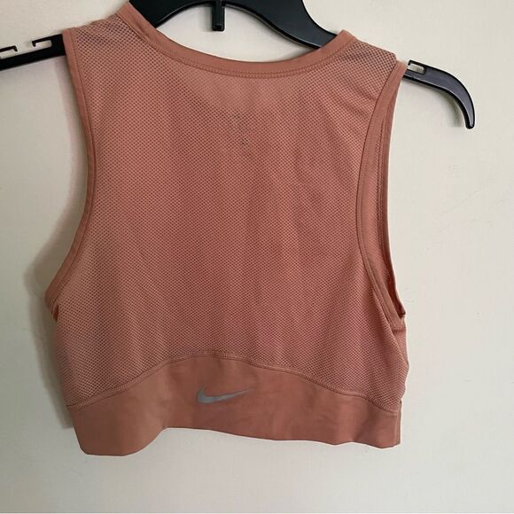 Nike Miler Crop Mesh Running Tank- Size Medium - Picture 5 of 10